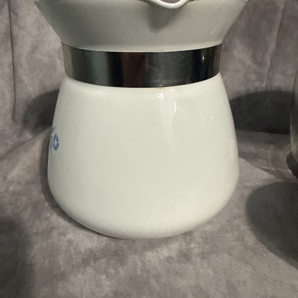 Vintage Corning Ware Blue Cornflower Drip Large P-118  8-Cup 2 QT Coffee Maker - Picture 11 of 16